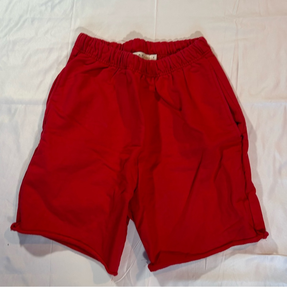 Red Sweatshorts